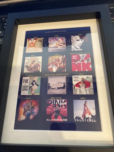 Pink souvenir framed album - souvenir,
