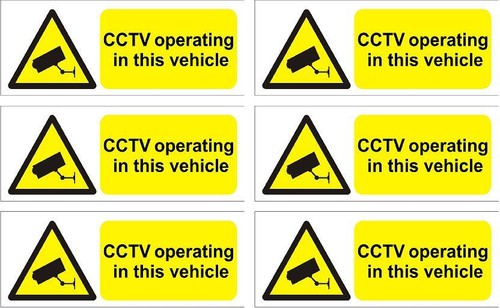 Cctv taxi bus vehicle warning - cctv,