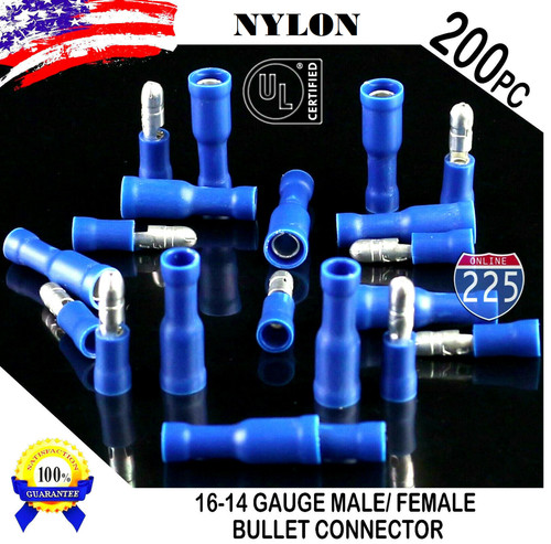 200pc nylon awg blue - 200pc,