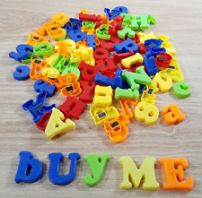 Magnetic plastic fridge letters bundle