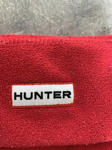 Hunter fleece red welly socks - fleece,
