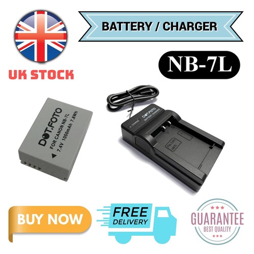 Battery charger for - nb-7l, or