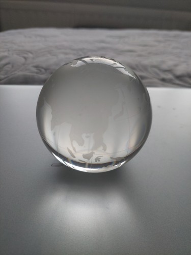 World globe earth paperweight - world,