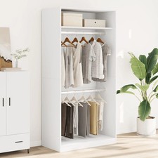 Modern wooden open wardrobe - modern,