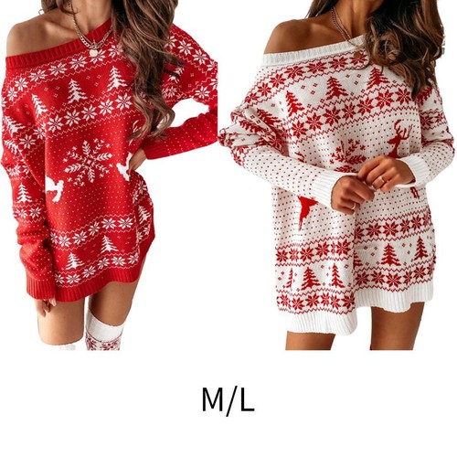 Christmas sweater dress - sweater,