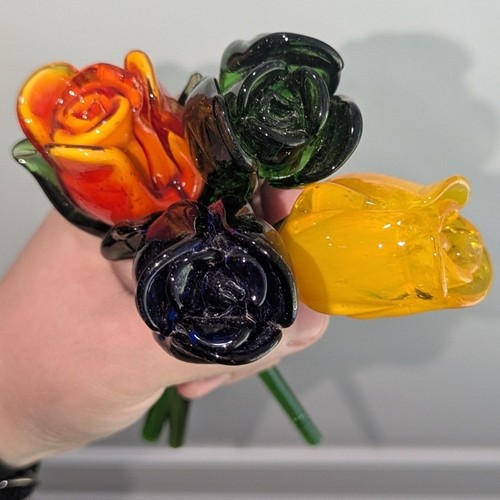 Vintage hand blown art - 4,