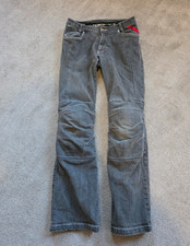 Lindstrands  Motorcycle Jeans made with Kevlar  XS Dark Grey Black