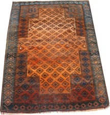 Antique Afghan handmade wool