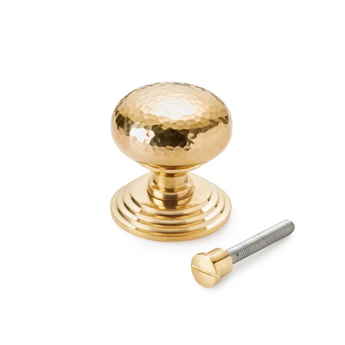 70mm polished brass - polished, round