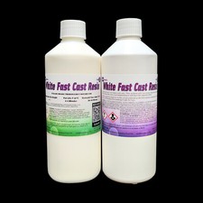 White Polyurethane Fast Cast Resin Kit 1kg 925ml