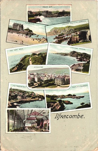 Ilfracombe multiview postcard - ilfracombe,