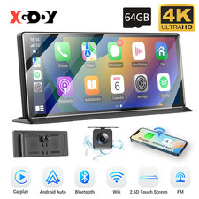 11.3" Portable 4K Touch Dash cam Car Stereo Wireless Apple Carplay Android Auto