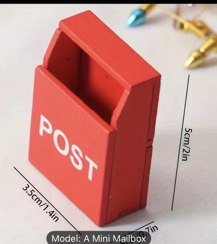 New miniature red post - new,