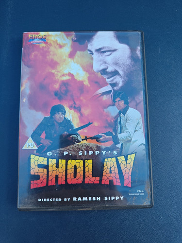 Sholay dvd bollywood film - sholay,