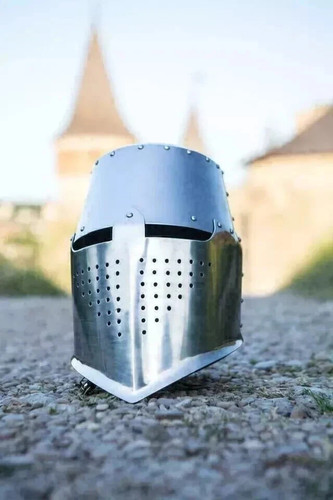 Medieval helmet gauge steel - 18,