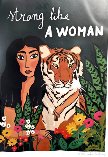 Strong like woman signed - like,
