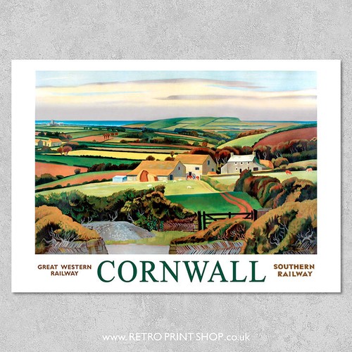 Gwr cornwall poster - sr,