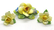 Vintage Floral Brooch & Screw