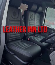 Vw Transporter T5 T6 Seat Covers 3 Seater front row 1+2 With 2 Armrest With logo