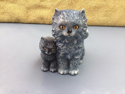 Goebel blue matt mother and - goebel,