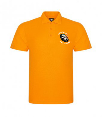 Personalised darts polo shirt - darts,
