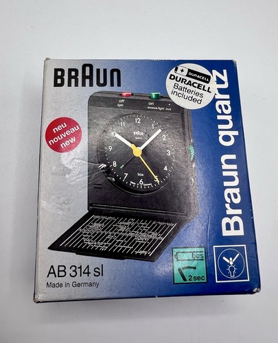 Braun quartz travel alarm - braun,