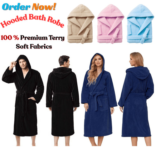 Unisex hooded 100 terry - unisex, 100%terry