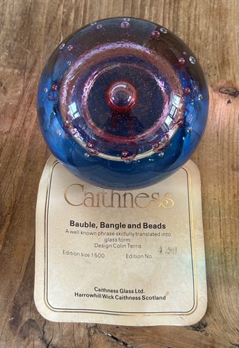 Ltd caithness bauble - ed, "bauble