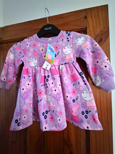 Girls peppa pig purple floral - girls,
