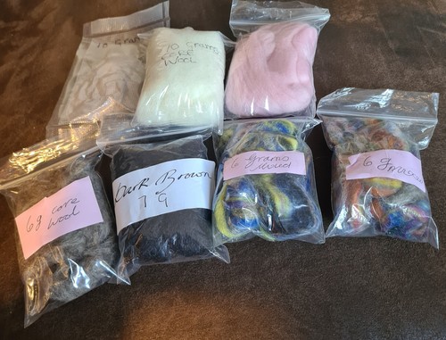 55g roving felting wool - roving,