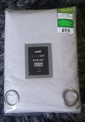Dunelm blackout eyelet - dunelm,
