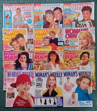 12x women's mag bundle, Woman, Woman's Realm, Woman's Own, Woman's Weekly, 89-91