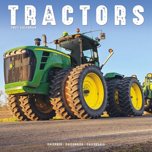 Tractors calendar 2027 wall - calendar, 2027,