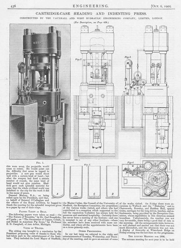 Cartridge case heading - heading, and