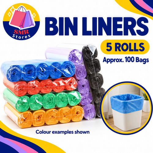 100pcs trash bags bin - trash, 5l