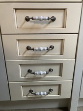 Crackle finish ceramic drawer