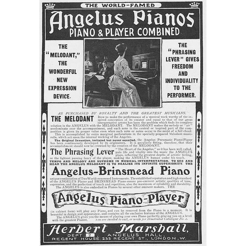 Angelus piano player - angelus,