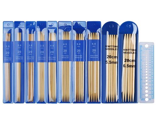 Short bamboo knitting - knitting, needles