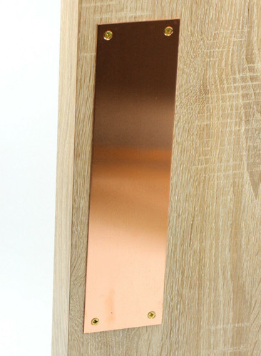 Copper door push - push,
