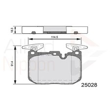 Brake Pads Set For BMW Mazda2