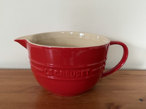 Creuset red batter - le, bowl