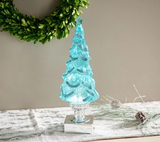 14" Illuminated Glitter Tree