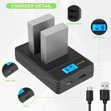 2Pack 7.6V BATTERY + DUAL