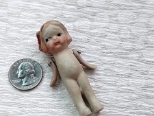 VTG Antique Sm Girl Bisque
