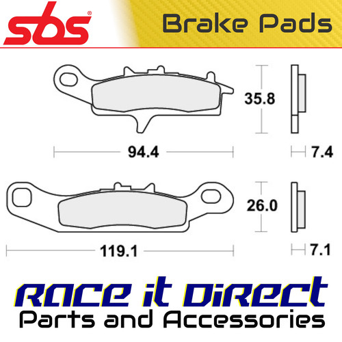 Brake pads for kawasaki - for, kfx