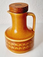 Vintage Hornsea Saffron Ceramic Vinegar Bottle Dressing Dispenser with Stopper