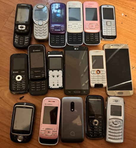 Job lot mobile phones gold - phones,