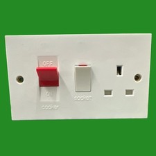 2 Gang, 45A Cooker Control