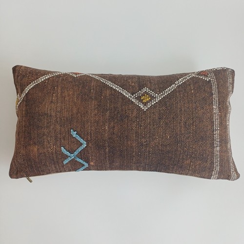 Moroccan cactus silk cushion - cactus,