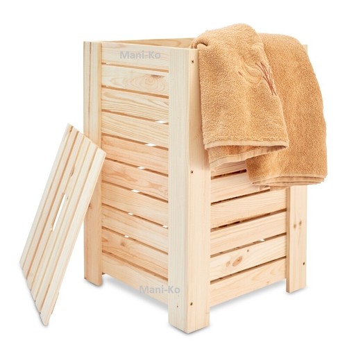 Wooden clothes box laundry - clothes,